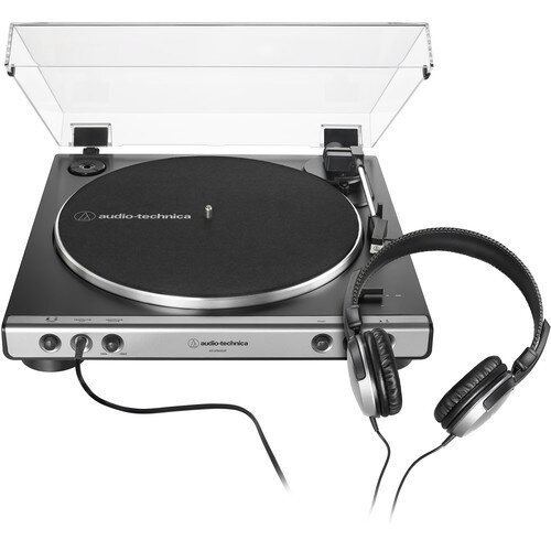 Audio-Technica AT-LP60XHP Fully Automatic Belt-Drive Turntable with Headphones