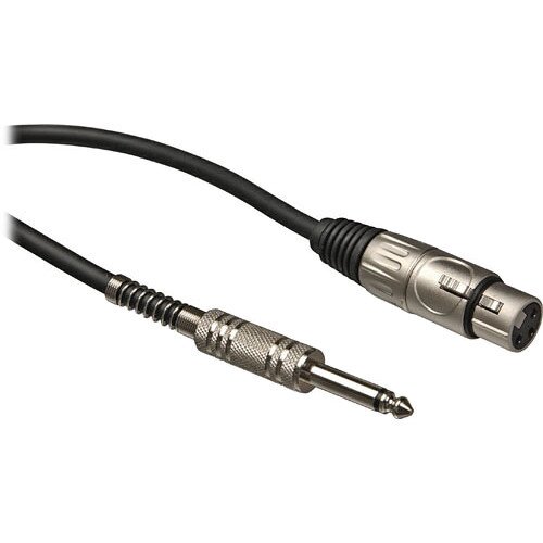 Audio-Technica AT8311 Value Microphone Cables (XLRF - 1/4") - Pin 2 Hot - 3.0 M