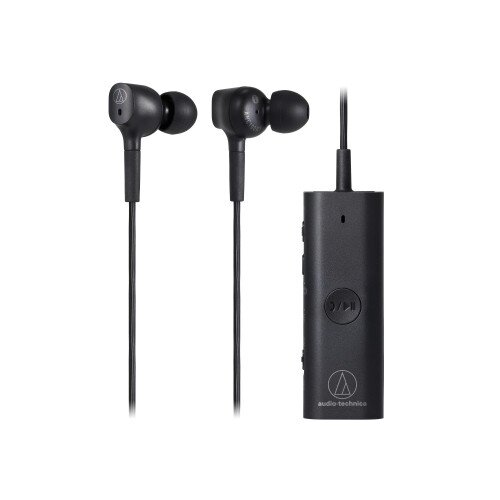 Audio-Technica ATH-ANC100BT QuietPoint Wireless In-Ear Active Noise-Cancelling Headphones