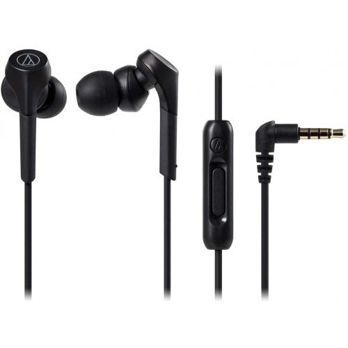 Audio-Technica ATH-CKS550XiS Solid Bass In-Ear Headphones - Black