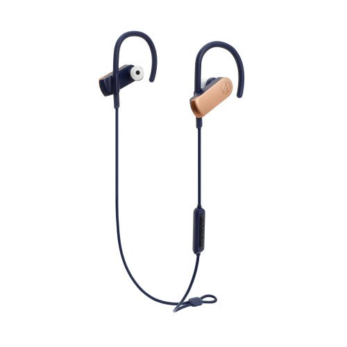 Audio-Technica ATH-SPORT70BT SonicSport Wireless In-Ear Headphones - Rose-Gold