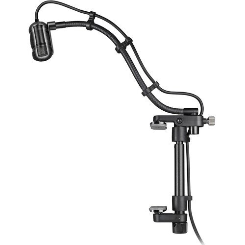 Audio-Technica ATM350GL Cardioid Condenser Instrument Microphone with Guitar Mounting System (9" Gooseneck)