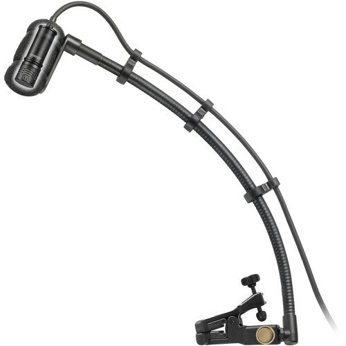 Audio-Technica ATM350UL Cardioid Condenser Instrument Microphone with Universal Clip-on Mounting System (9" Gooseneck)