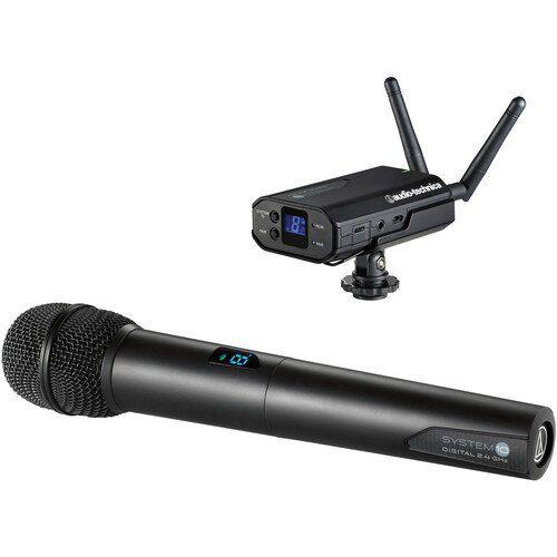 Audio-Technica ATW-1702 System 10 Camera-Mount Portable Camera-Mount Digital Wireless System