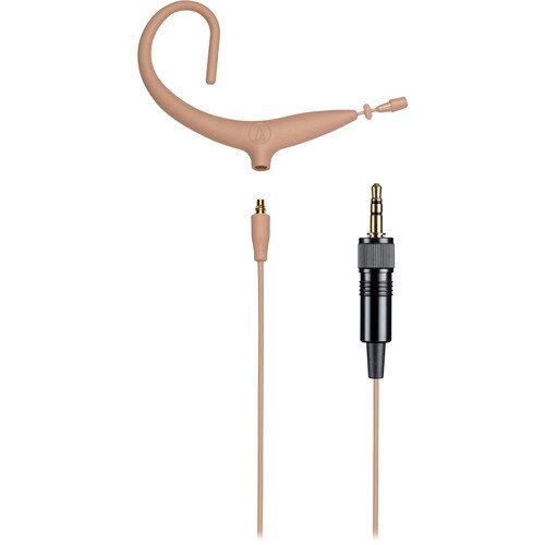 Audio-Technica BP893xcLM3 MicroSet Omnidirectional Condenser Headworn Wireless Microphone - Beige