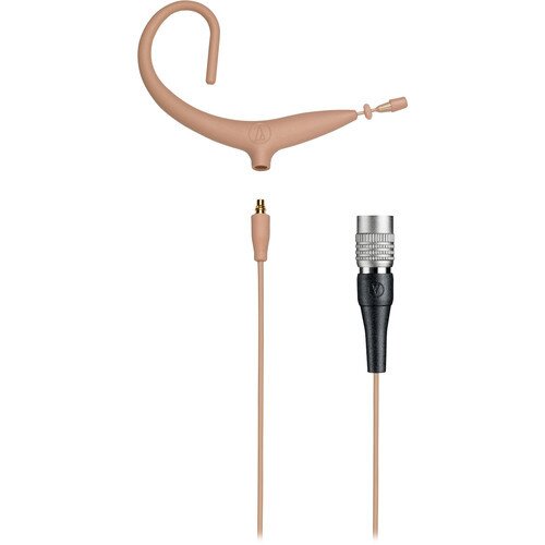 Audio-Technica BP893xcW MicroSet Omnidirectional Condenser Headworn Wireless Microphone - Beige