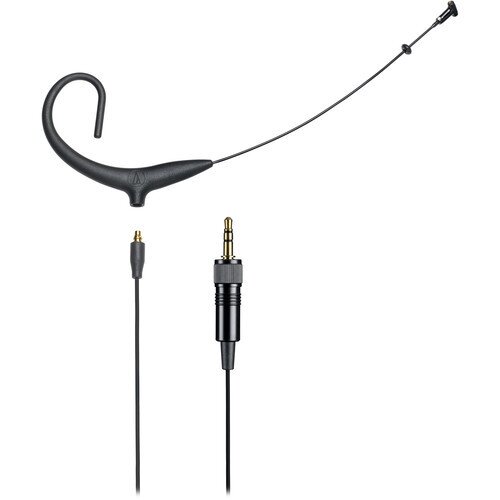 Audio-Technica BP894xcLM3 MicroSet Cardioid Condenser Headworn Wireless Microphone - Black