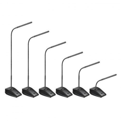 Audio-Technica ES925ML/DS5 MicroLine Condenser Gooseneck Microphone with 5-Pin Desk Stand Power Module