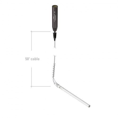 Audio-Technica ES933 MicroLine Condenser Hanging Microphone - White