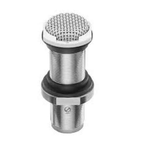 Audio-Technica ES947/LED Cardioid Condenser Boundary Microphone with Mute Switch and LED Indicator - Silver