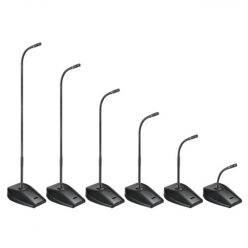 Audio-Technica S925C/DS5 Cardioid Condenser Gooseneck Microphone with 5-Pin Desk Stand Power Module