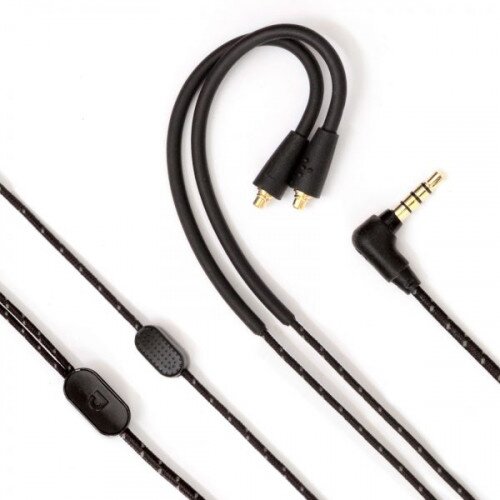 Audiofly IEM Replacement Cable - Clear-Talk Mic and Button Remote - Black