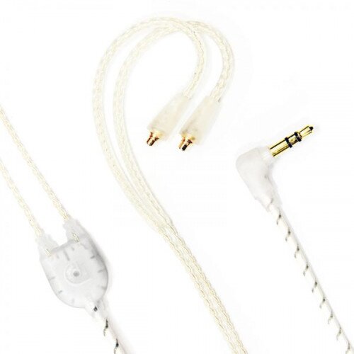 Audiofly IEM Replacement Cable - Super-Light twisted cable - Clear