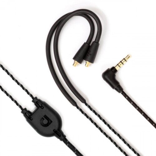 Audiofly MK2 Audiofly Cable for IEM w/Super-Light twisted cable (Black)