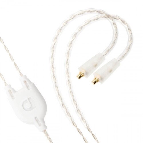 Audiofly Replacement Cable for IEM MK2 w/Super-Light twisted cable – Clear / Silver plated