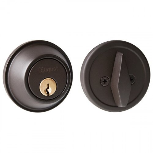 August Tapered Deadbolt - Antique Bronze