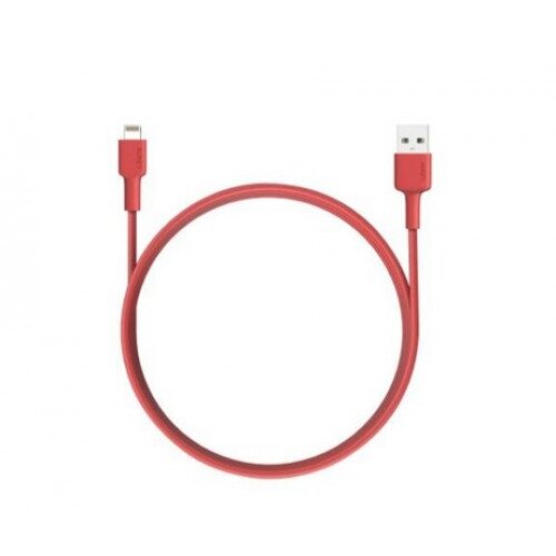 AUKEY CB-BAL2 MFi USB-A to Lightning Cable - Red - 6.6ft
