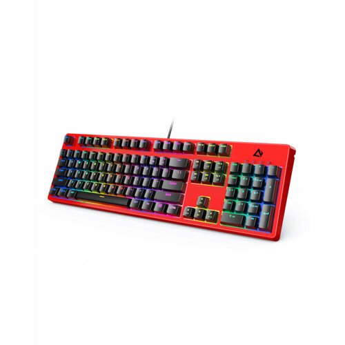 AUKEY KMG18 Red Mechanical Keyboard Red Switches 104key