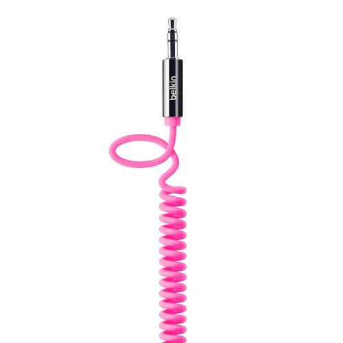 Belkin MIXIT Coiled 3.5mm Aux Cable - Pink