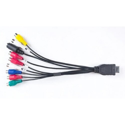 AVerMedia 9-in-1 Input Dongle Audio Visual Cable for the AVerTV HD DVR (C027)