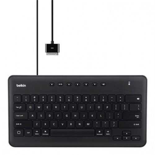 Belkin Secure Wired Keyboard for iPad with 30-Pin Connector