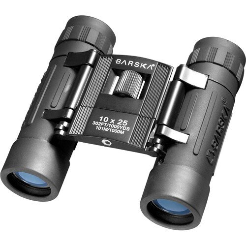 Barska 10x25mm Lucid View Compact Binoculars - Black