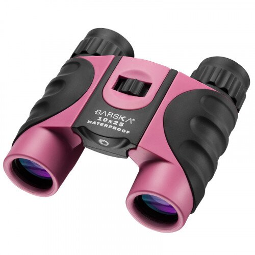 Barska 10x 25mm Colorado Waterproof Compact Binoculars - Pink