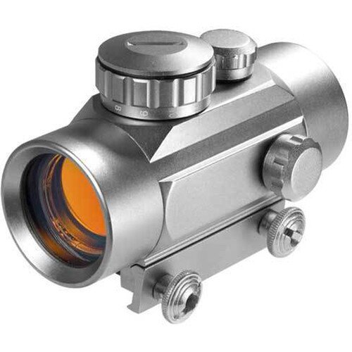 Barska 1x 30mm Red Dot Scope Silver Finish
