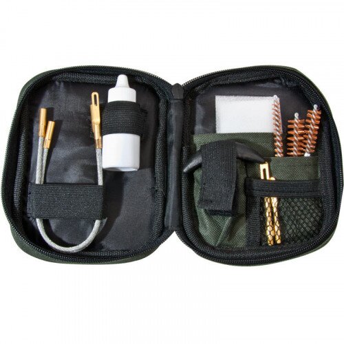 Barska Pistol Cleaning Kit w/ Flexible Rod and Pouch