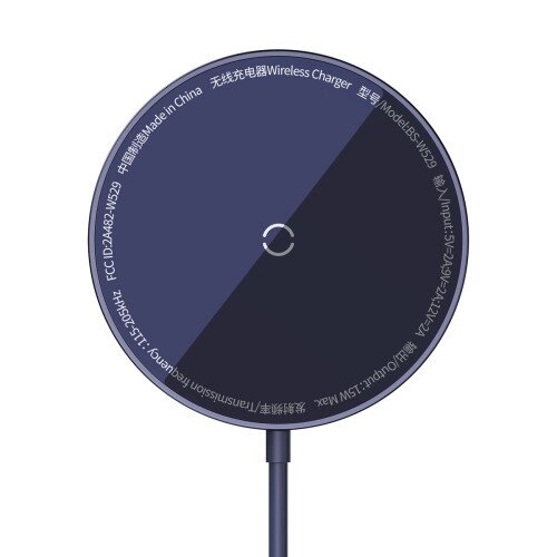 Baseus Simple Mini3 Magnetic Wireless Charger 15W - Purple