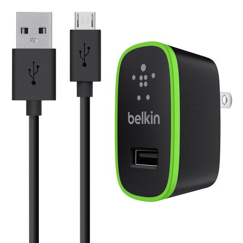 Belkin 12W USB-A Wall Charger + USB-A to Micro-USB Cable