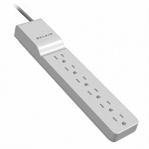 Belkin 6-Outlet Home/Office Surge Protector, 2.5 ft. Cord
