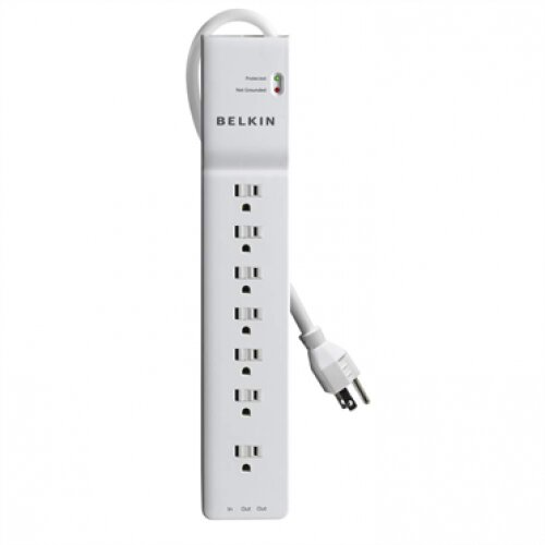 Belkin 7 Outlet Home/Office Surge Protector 6' Cord