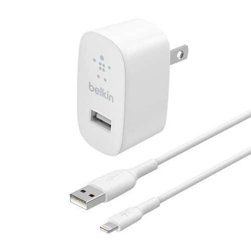 Belkin BOOST CHARGE12W USB-A Wall Charger + Lightning Cable