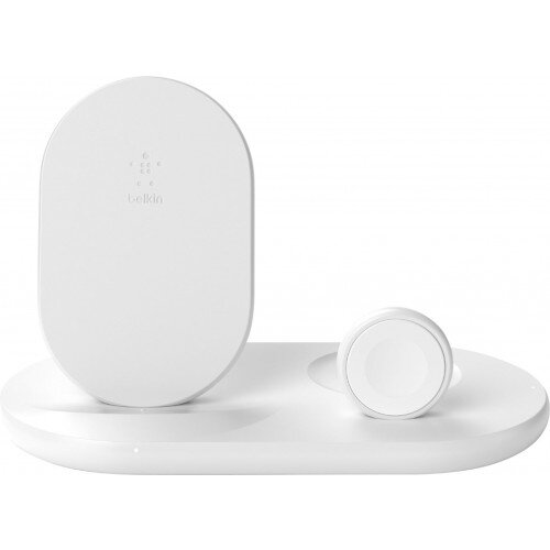 Belkin Boost Charge 3-in-1 Wireless Charger for Apple Devices - White