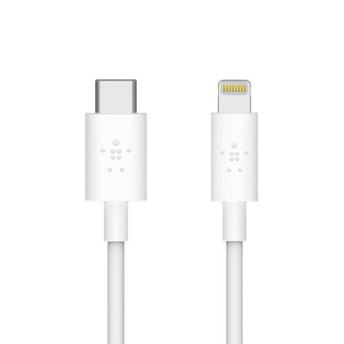 Belkin Boost Charge USB-C Cable with Lightning Connector - White