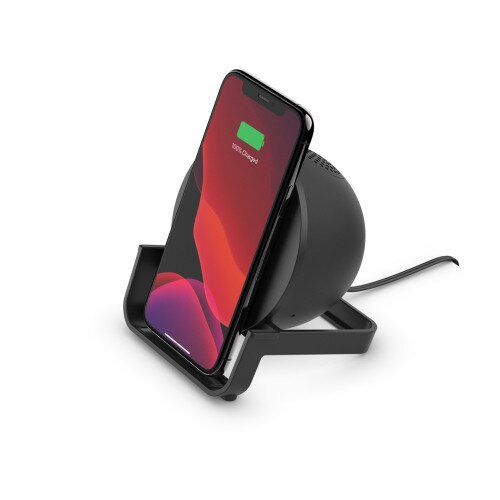 Belkin BOOST CHARGE Wireless Charging Stand + Speaker - Black