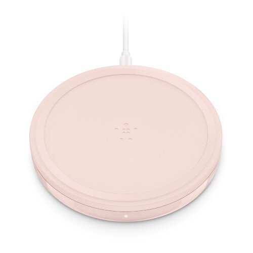 Belkin BOOST UP Bold Wireless Charging Pad 10W for Apple, Samsung, LG and Sony - Desert Pink
