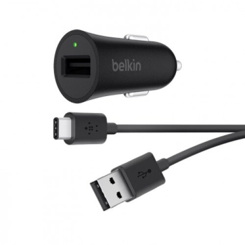 Belkin BOOST UP Quick Charge 3.0 Car Charger with USB-A to USB-C Cable (USB Type-C)