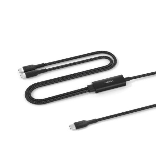 Belkin BoostCharge Pro Braided USB-C to Dual USB-C Cable 140W 5ft/1.5m
