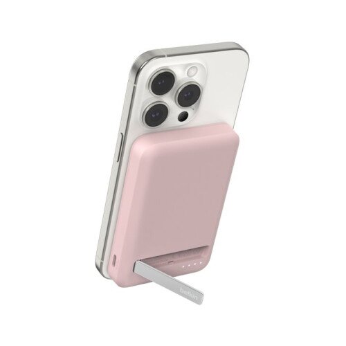 Belkin BoostCharge Pro Magnetic Power Bank with Qi2 15W - 5K - Pink