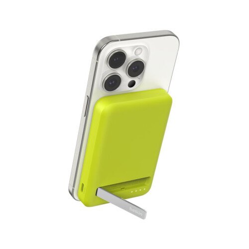 Belkin BoostCharge Pro Magnetic Power Bank with Qi2 15W - 5K - Yellow