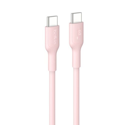 Belkin BoostCharge USB-C to USB-C Cable 60W - 3.3FT - Pink