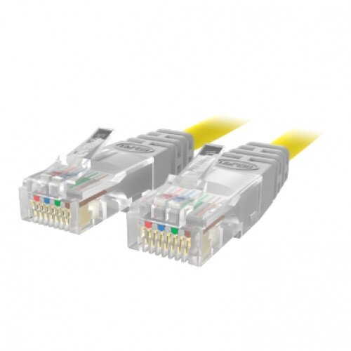 Belkin CAT5e Crossover Patch Cable - Yellow - 6.0 - Feet