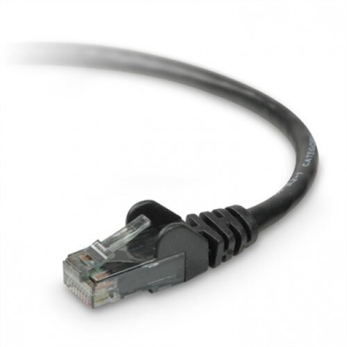 Belkin CAT5e Ethernet Patch Cable Snagless, RJ45, M/M Black