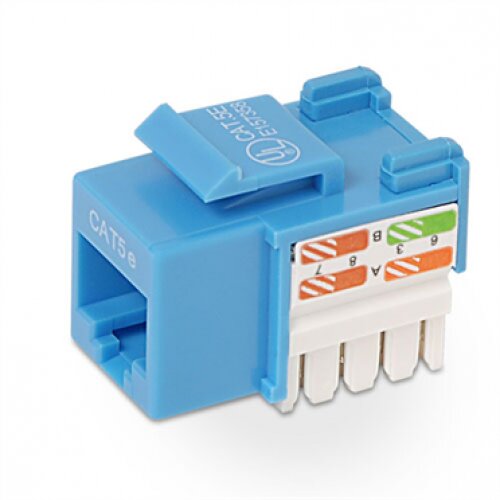 Belkin Cat5e Keystone Jack - Blue