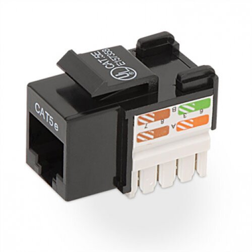 Belkin Cat5e Keystone Jack - Black