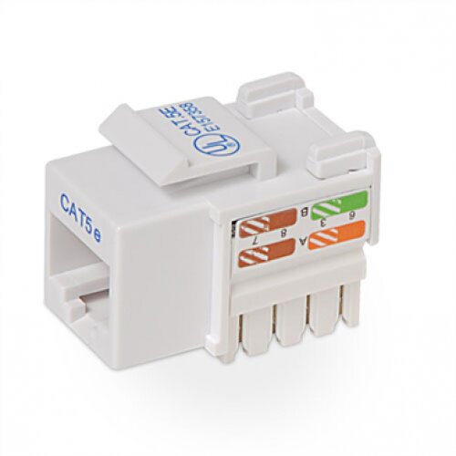 Belkin CAT5e Modular Keystone Jack (Pack of 25) - White