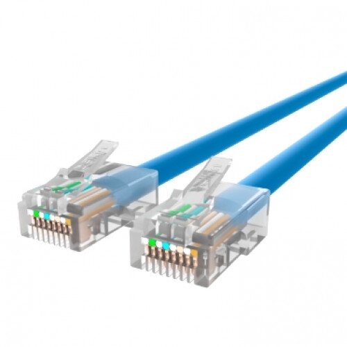 Belkin CAT6 Ethernet Patch Cable, RJ45, M/M - Blue - 1.0 - Feet