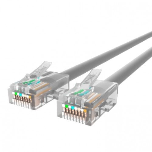Belkin CAT6 Ethernet Patch Cable, RJ45, M/M - Gray - 3.0 - Feet